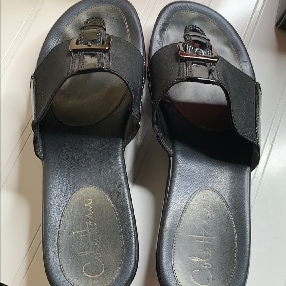 Cole Haan Air Donna Black Patent/Stretch 9.5 - Picture 7 of 10